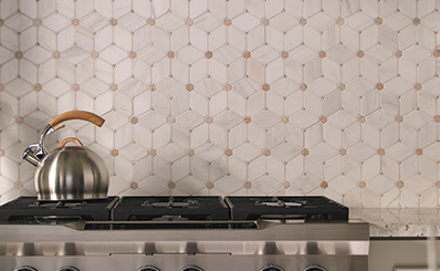 Decorative wall tiles for backsplash