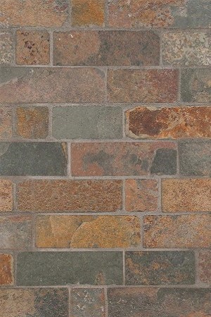 Image link to California Gold Tumbled Brick Design product page