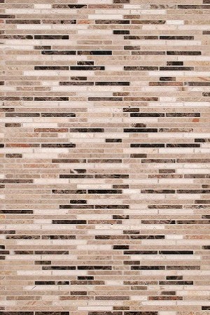 Image link to Emperador Blend Bamboo Marble Backsplash Design product page