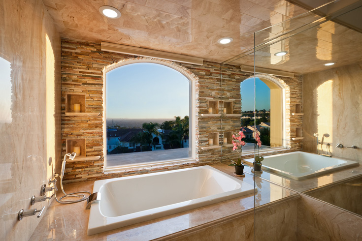 quartzite+bathroom