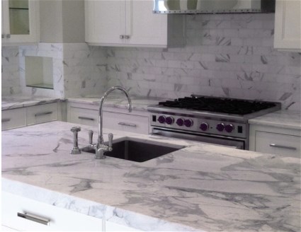 Tumbled Finishes For Marble Floors, How To Clean Honed Carrara Marble Countertops