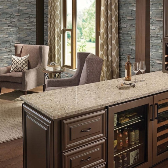 Beige Cream Quartz Countertops