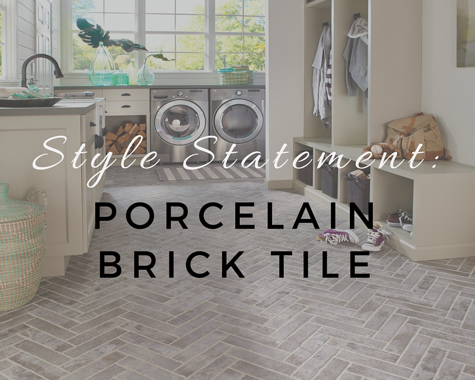 Style Statement Porcelain Brick Tile, Thin Brick Tile Floor And Decor