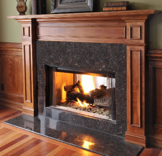 Heat Up Your Fireplace With Granite Slabs MSI Blog   Tan Brown Granite Fireplace Msi 