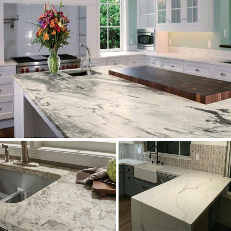 5 Dramatic Marble & Quartz Countertop Looks You Can't Miss