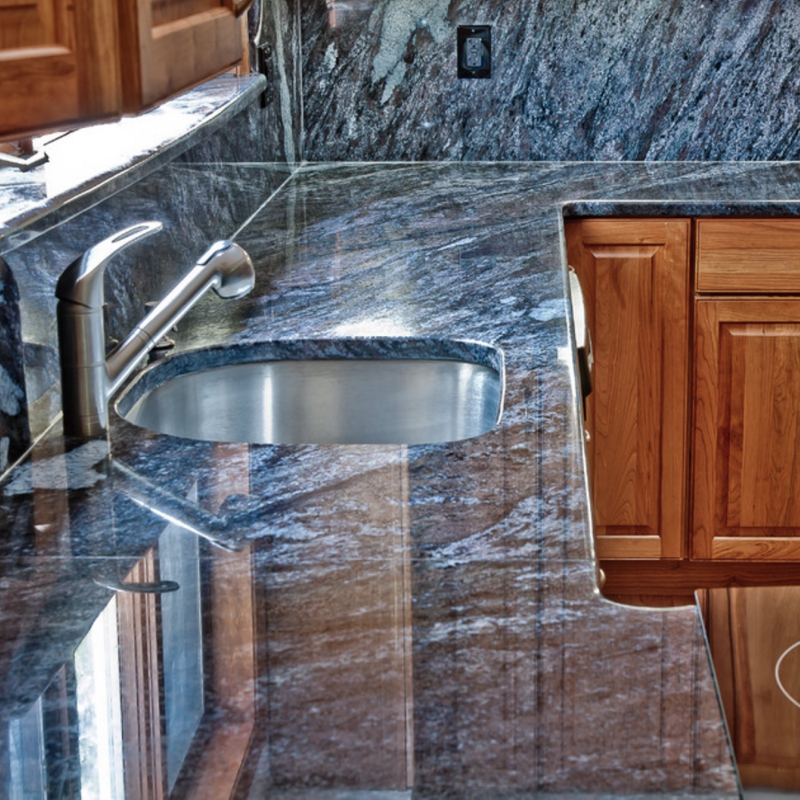 5 Bold Beautiful Exotic Granite Countertops By MSI   Dynamic Blue Granite Countertop Kitchen Msi 