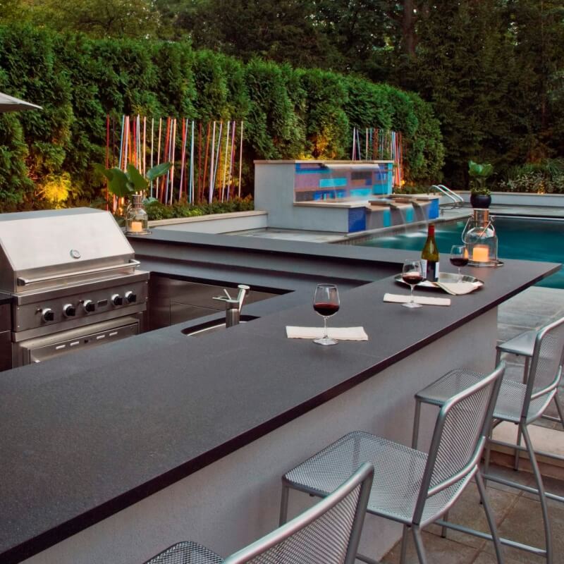 Outdoor Granite Installation, Best Counter Material For Outdoor Kitchen