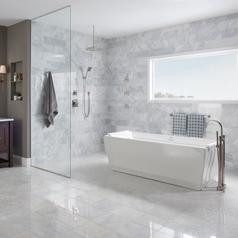 Traditional Marble Bathroom