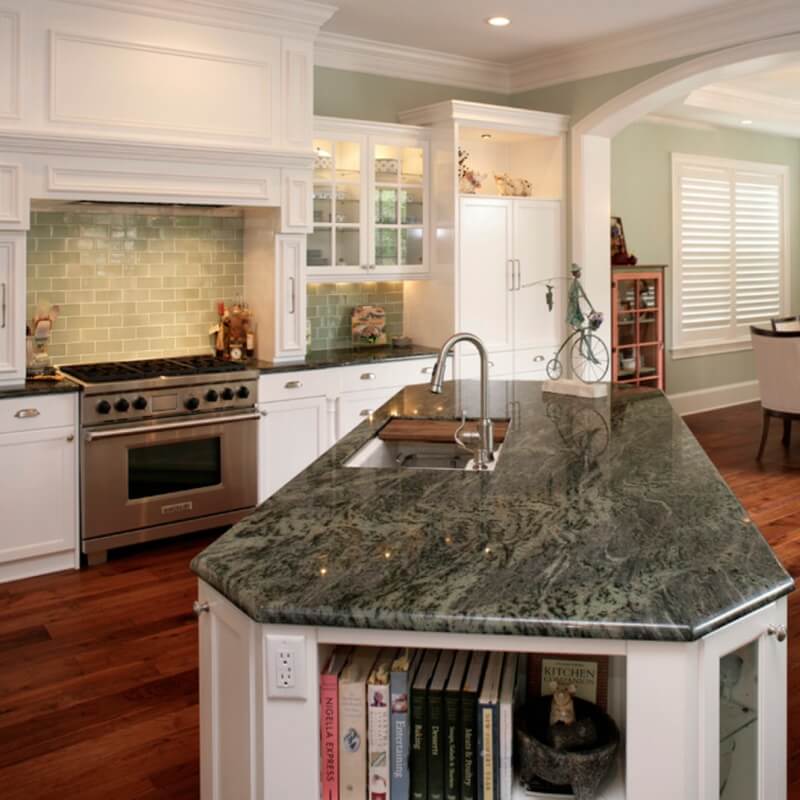 Green granite outlet countertops