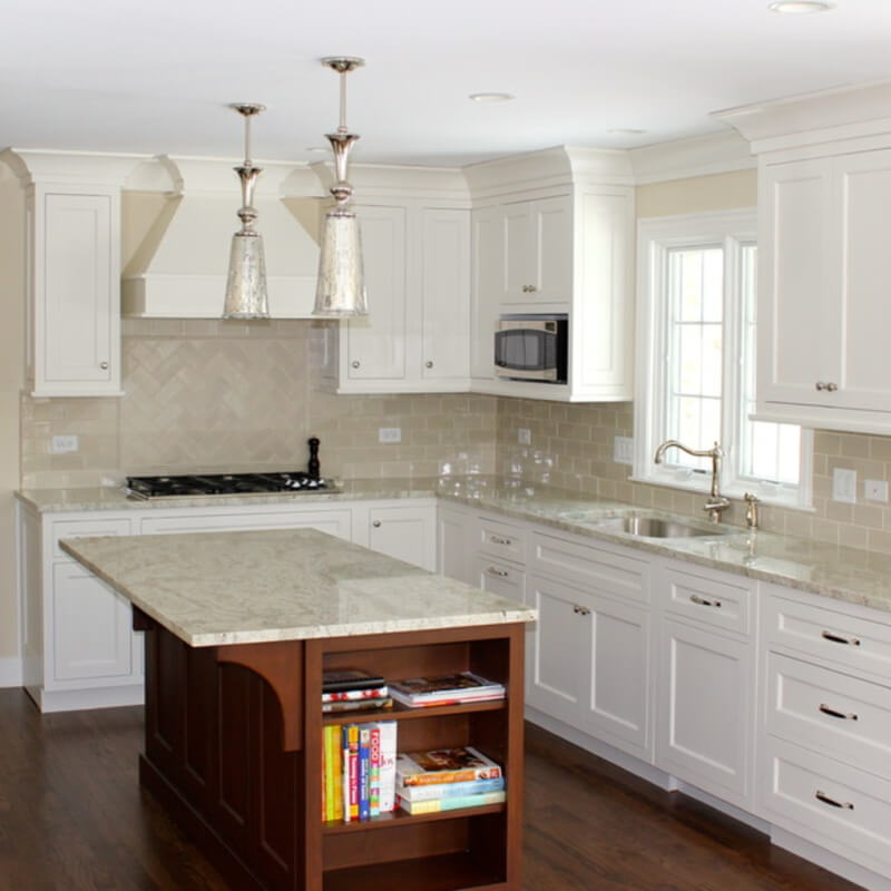 andromeda white granite kitchen