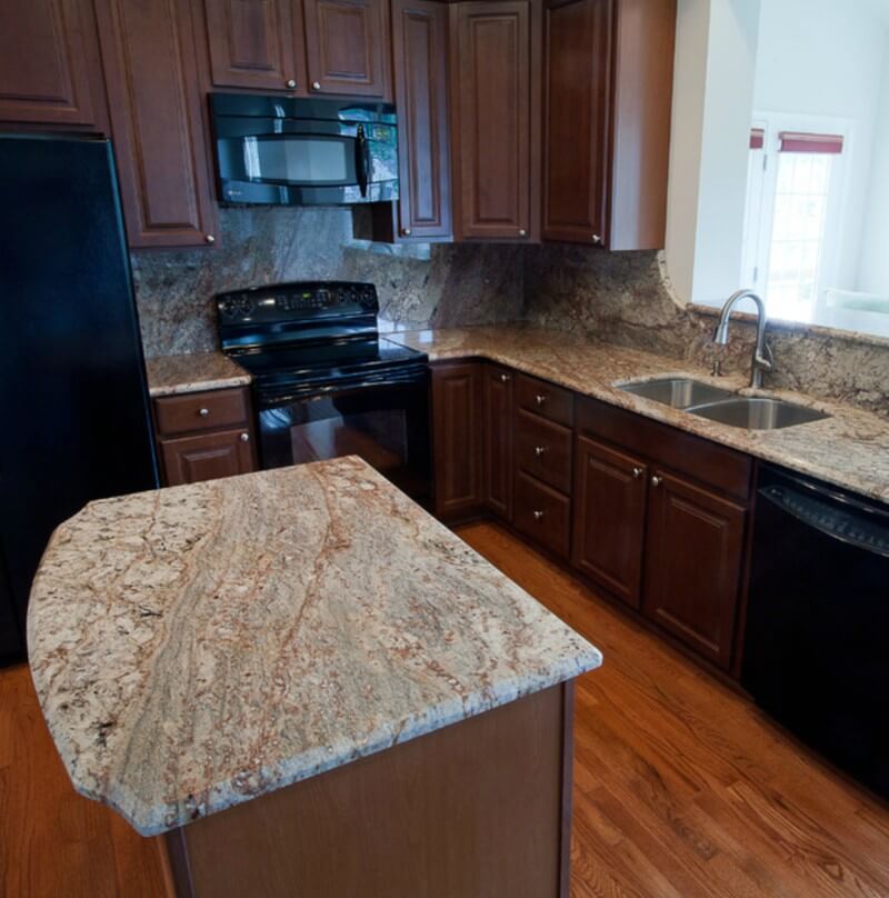 Should Your Backsplash Match Floor, How To Match Countertops With Flooring