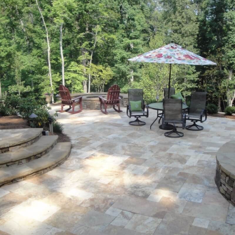 Travertine outdoor flooring, pictures and inspiration - TINO Natural Stone