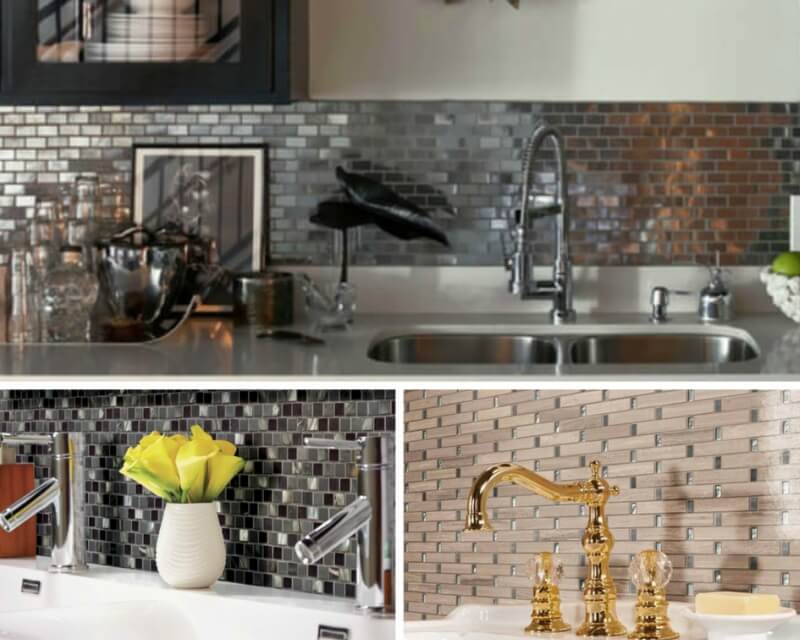 metal-tile-backsplash