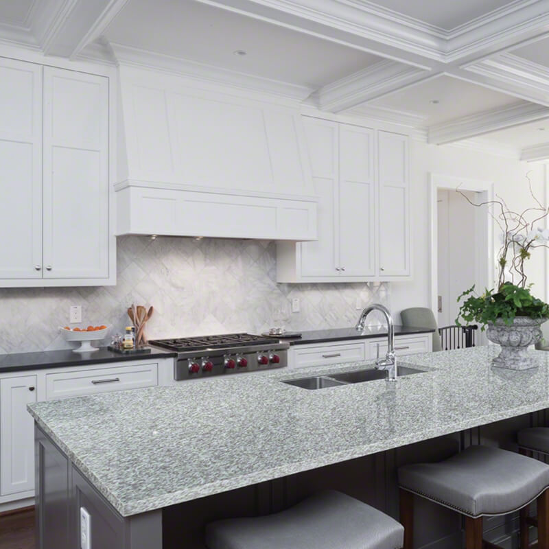 andromeda white granite kitchen