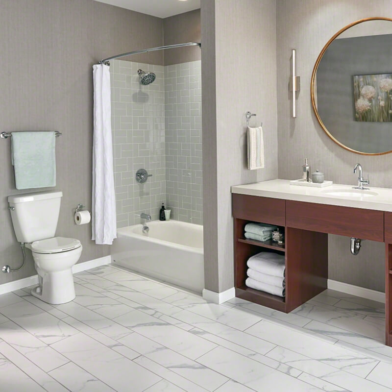 5 Fresh Bathroom Restyles With Subway Tile