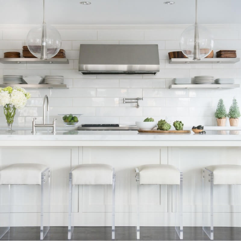 White Subway 4x16 Wall Tile Backsplash Kitchen Photo Credit Houzz 