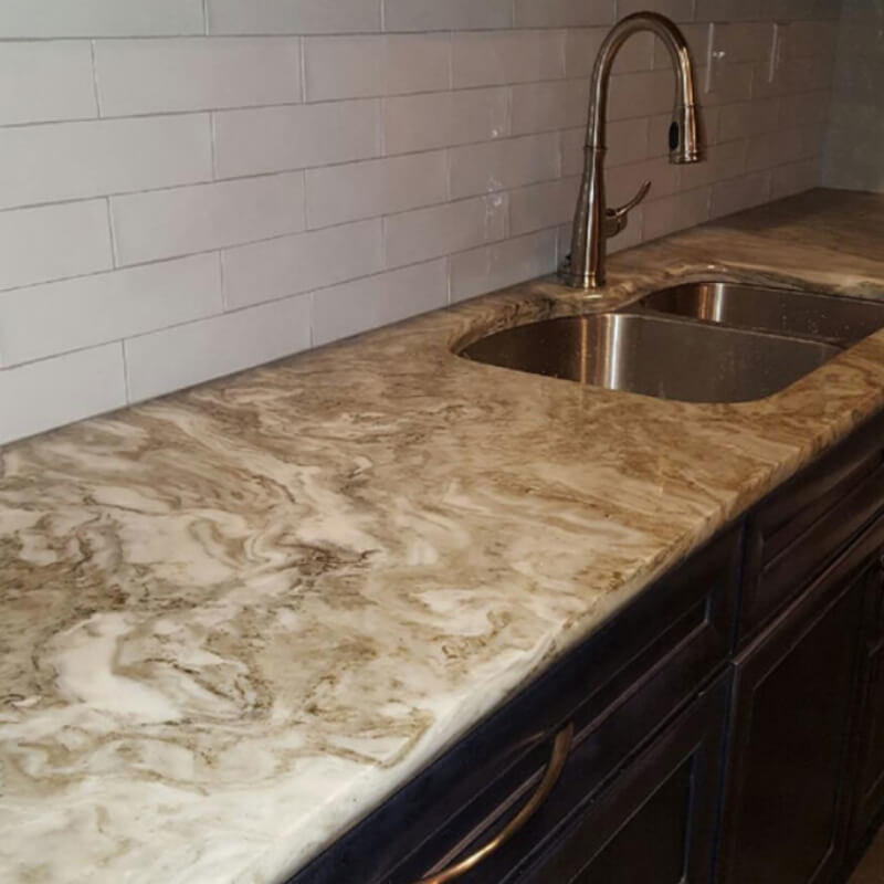 Cultured Marble And Quartz Countertops, Synthetic Marble Countertops