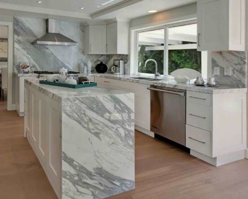 does hot pans hurt faux marble kitchen table