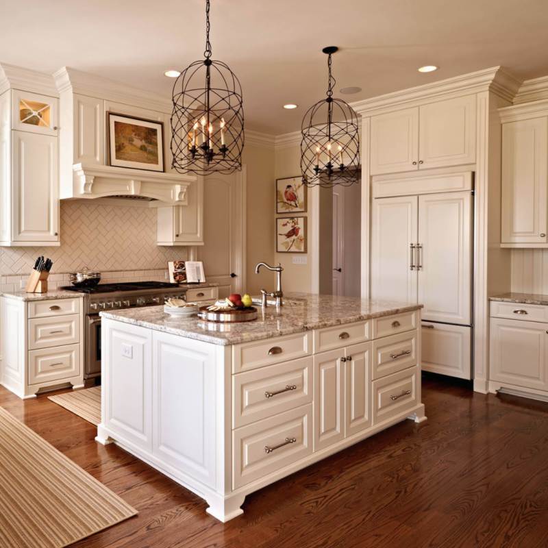 Avalon White Granite Kitchen Countertop Photo Credit Houzz 