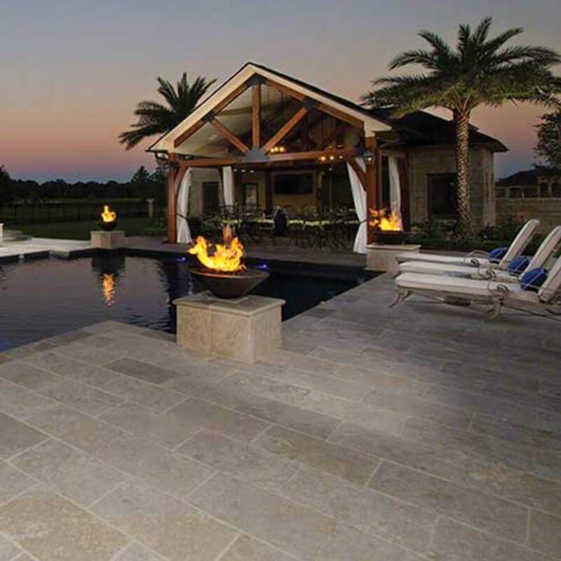 Travertine Tile And Pavers, What Is The Difference Between Pavers And Tiles