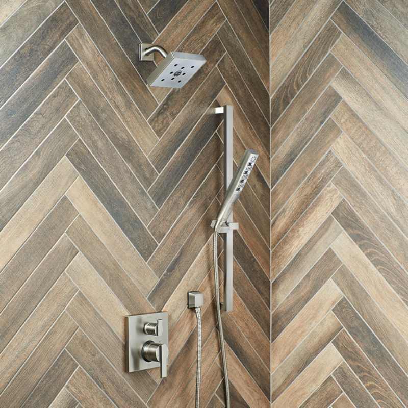 Faux deals wood tile