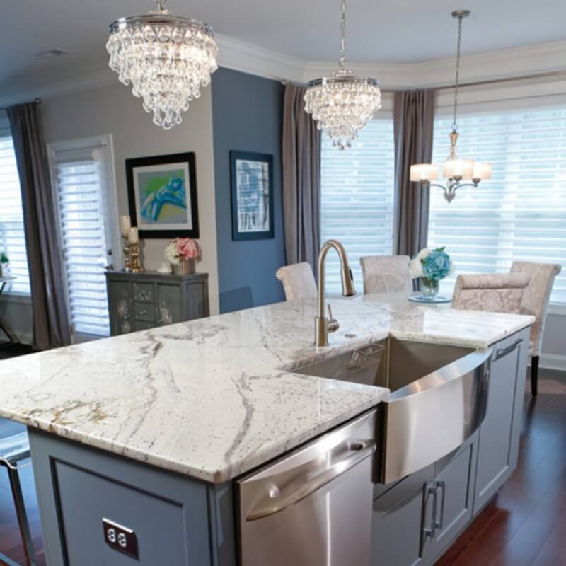 White Quartz Blue Veins 2025