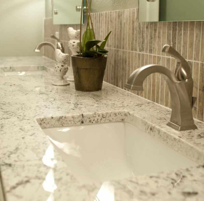Granite In The Bathroom Your Questions, How Much Is A Granite Vanity Top Worth