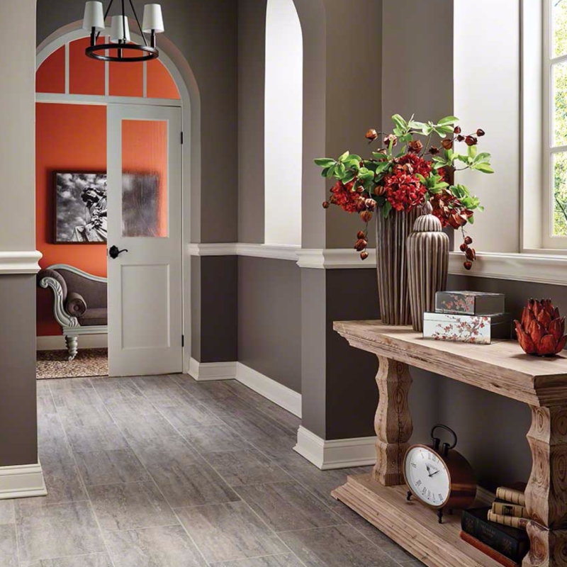 Flor floor tiles are perfect for a mudroom entryway