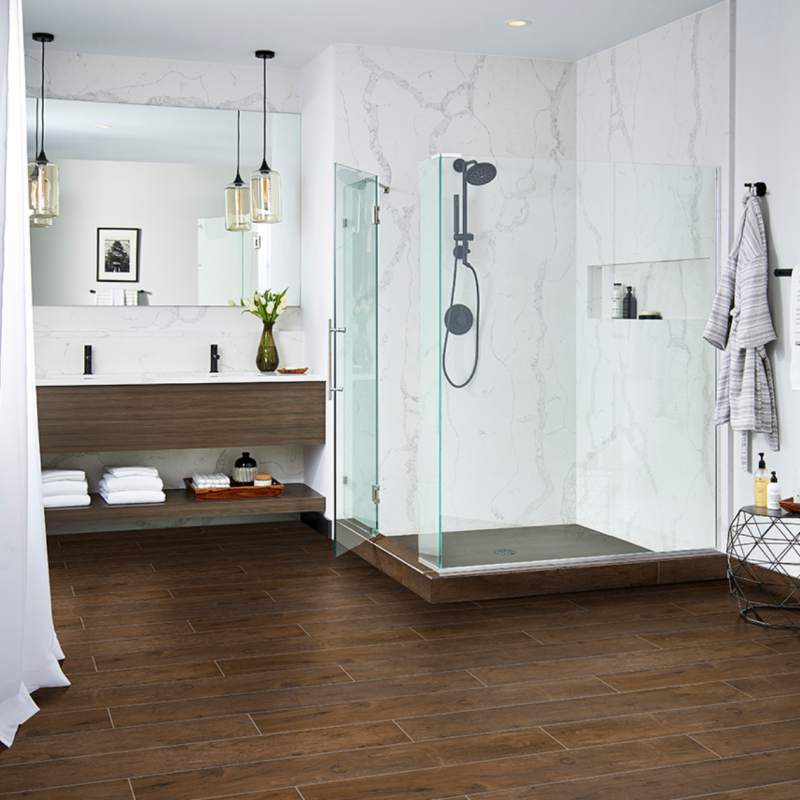 Move Over, Hardwood...Porcelain Wood-Look Tile Is in the House!