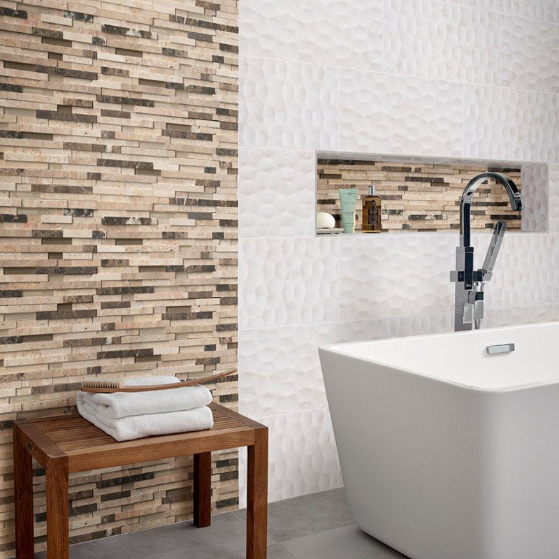 Adella Ceramic Tile, How To Ceramic Tile A Bathroom Wall
