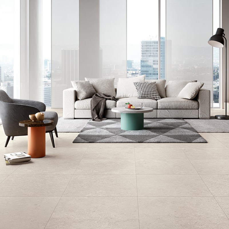 Subtle Beige Makes a Design Comeback in Porcelain Tiles