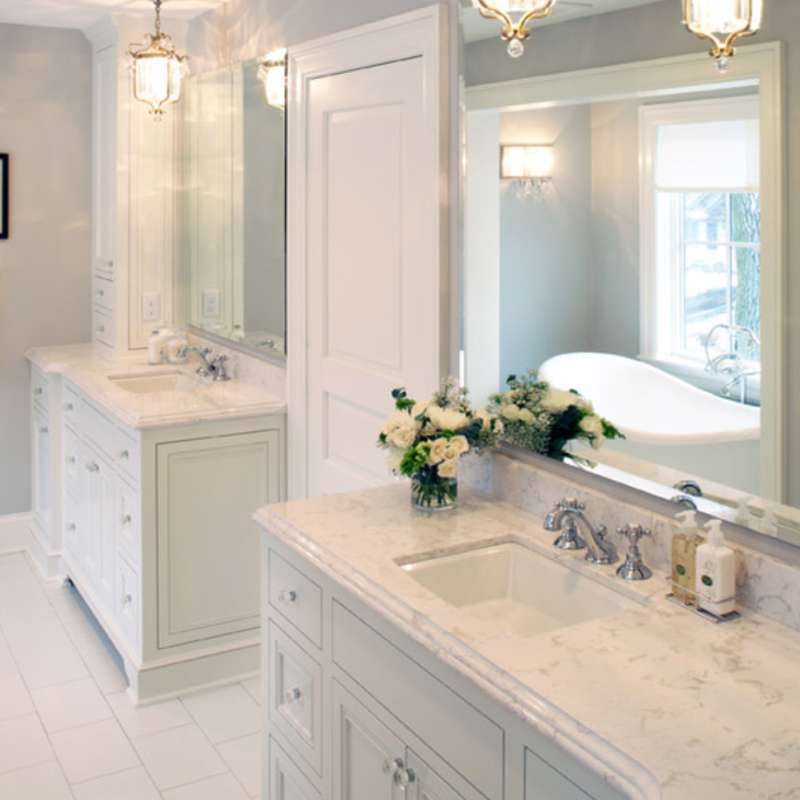 Best Ideas For Quartz Countertop Vanities, What Is The Best Countertop For Bathroom Vanities