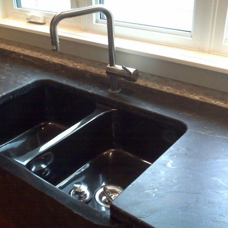 Leathered Granite Countertops by CSW