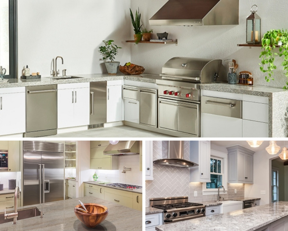 Fresh Kitchen Looks With Timeless Granite, Blue Eyes Granite Countertops Kitchen Design