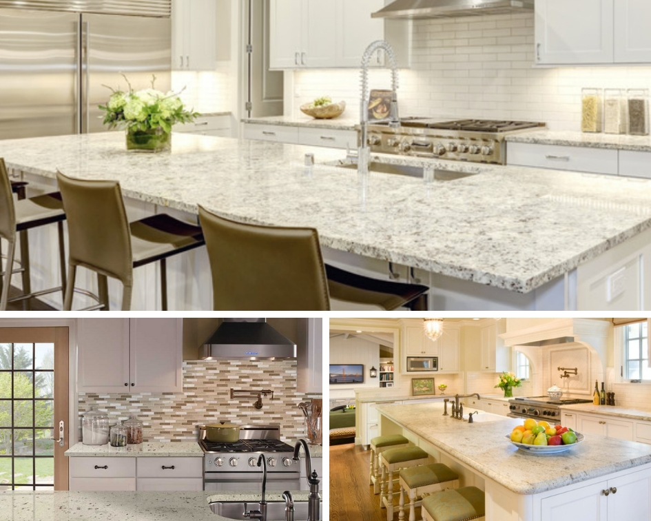 white granite countertops colors