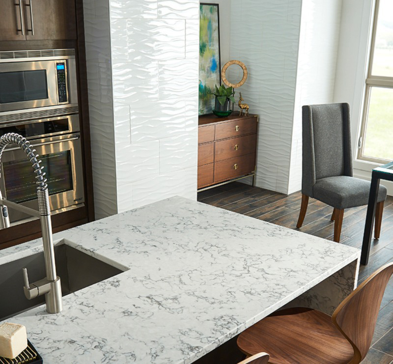 wavy brilliant white wall 3D wall tile