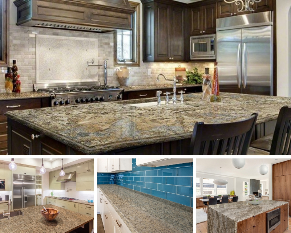 Gold Granite Countertops Sparkle and Shine