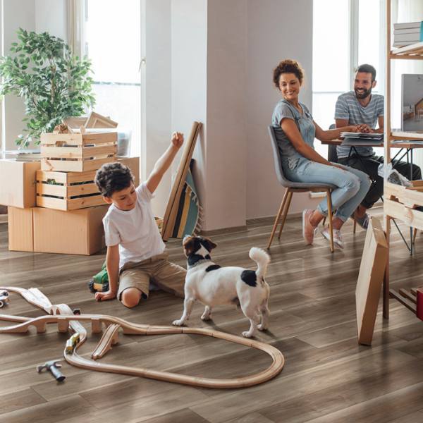 The Secret to Cleaning Luxury Vinyl Plank Floors - Crazy Life with Littles