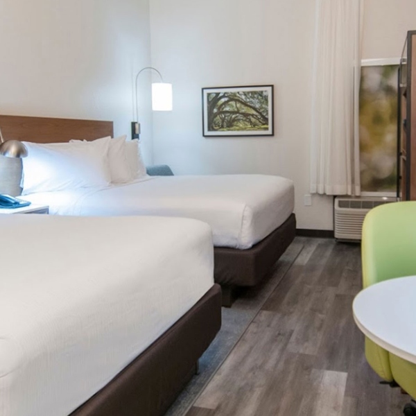 hotel LVT wood flooring