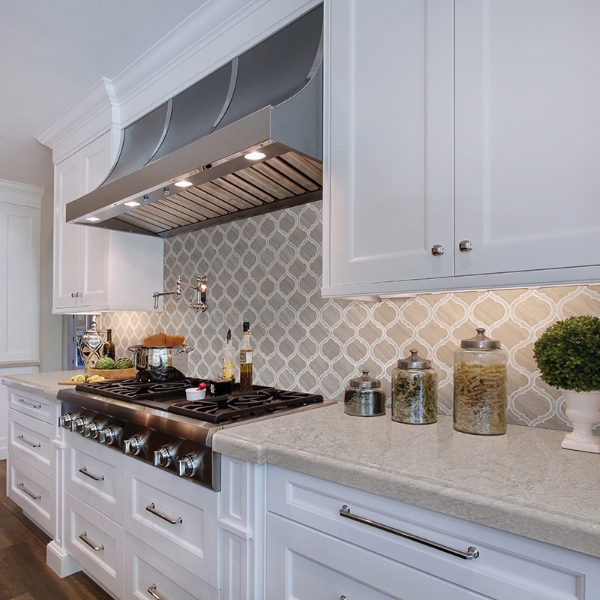 specialty shaped backsplash tile