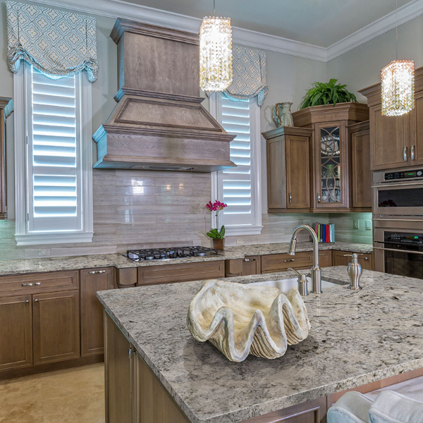 granite classic kitchen with elegant style