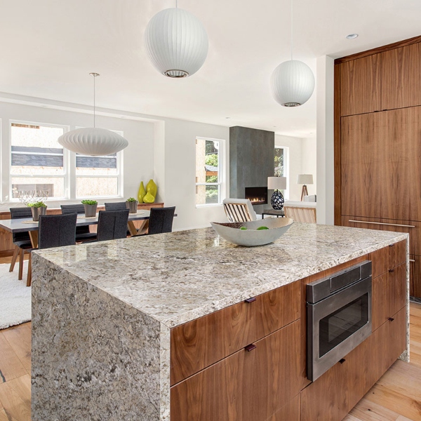 Granite Vs Quartz Countertops Which, How To Clean Granite Kitchen Island