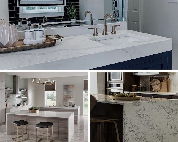 how to choose the right white quartz countertop for your kitchen or bath