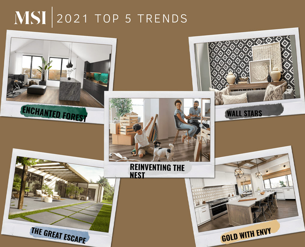 top 5 design trends of 2021