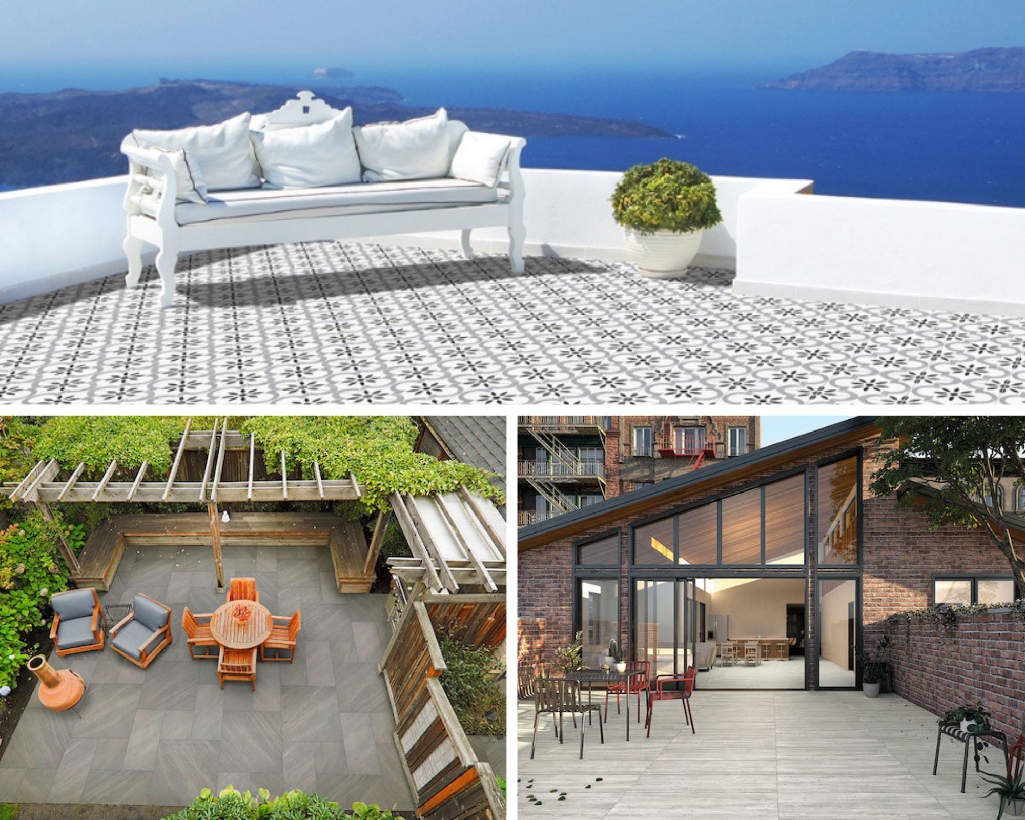 build the perfect patio with porcelain pavers