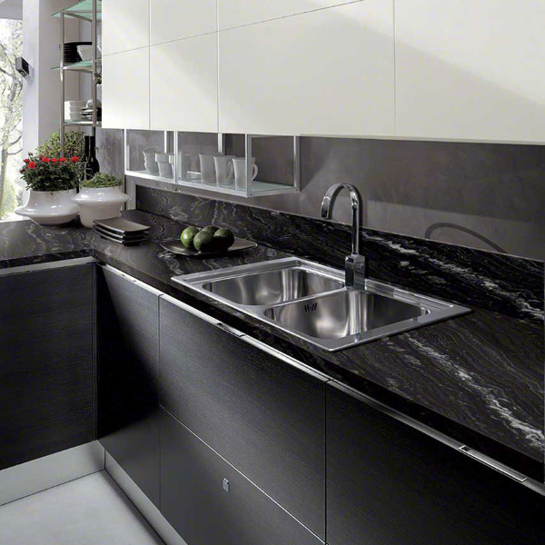 6 Reasons To Consider Prefabricated Granite Countertops   Agatha Black Prefabricated Granite Countertop The Best Choice Msi 