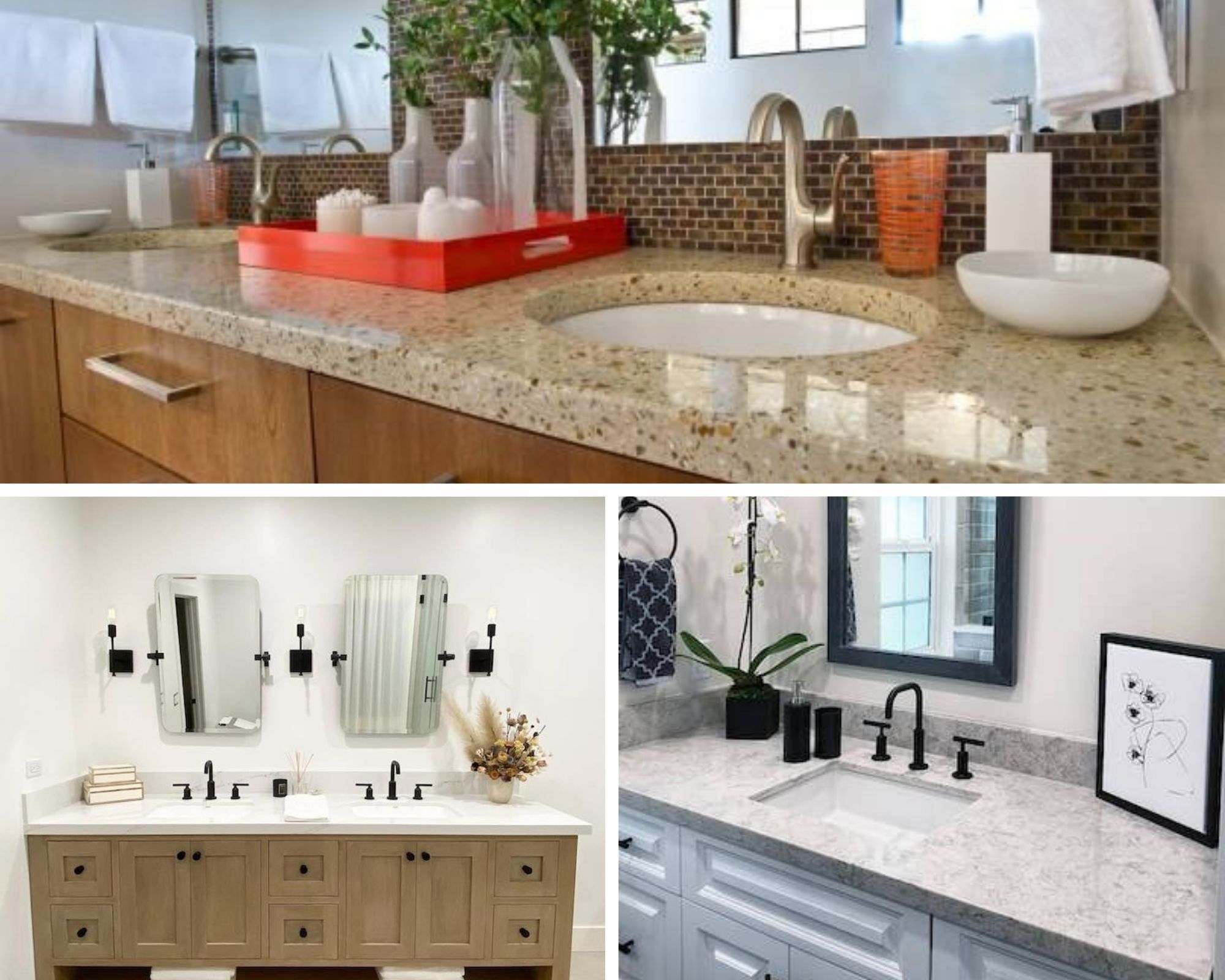 Quartz Versus Granite Bathroom Countertops – Countertops Ideas