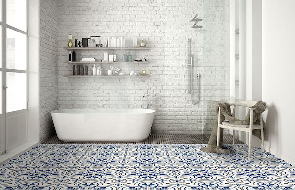 how to clean porcelain tile