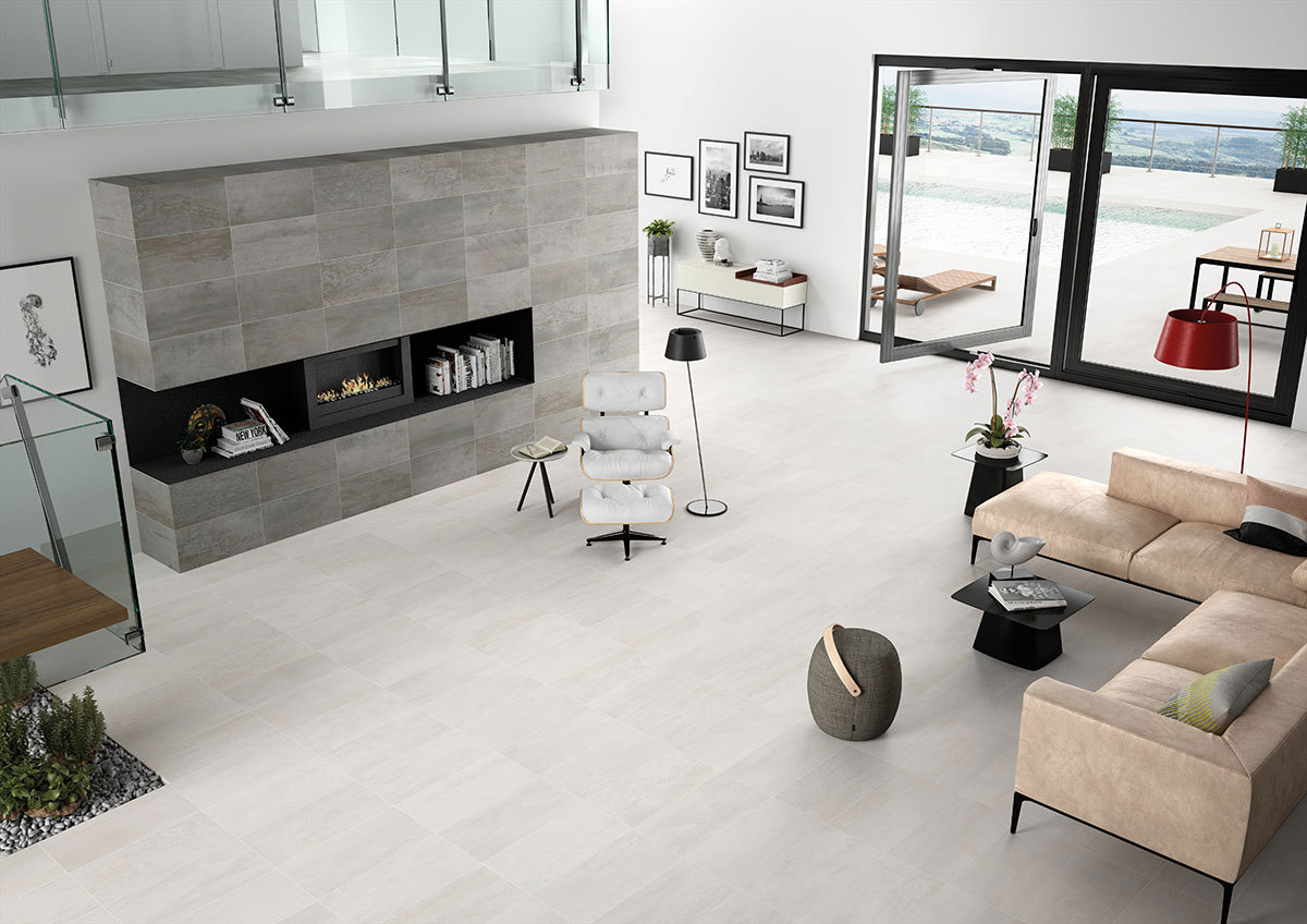 5 modern looks in large format porcelain tile