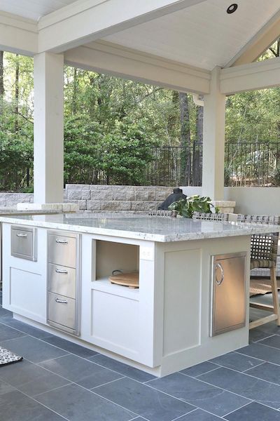 Outdoor Kitchen Granite Countertops